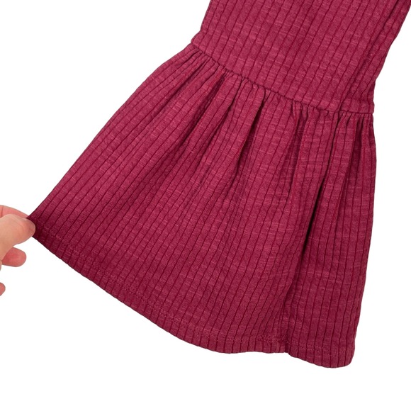 Anthropologie‎ Porridge Bell Sleeve Knit Top Small Burgundy Boho Stretch - Picture 6 of 10